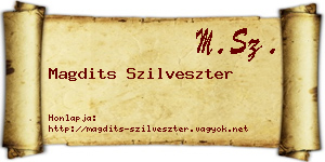 Magdits Szilveszter névjegykártya